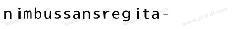 nimbus sans regita字体转换